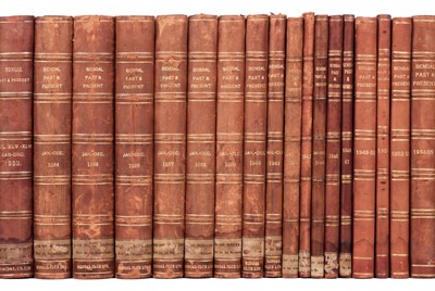 Lot 3 - Bengal: Past & Present. Volumes 1-105 bound in 77 volumes, 1907-1986