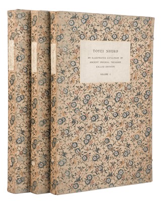 Lot 185 - Shōsōin Repository. Toyei Shuko, Tokyo: The Shimbi Shoin, 1910