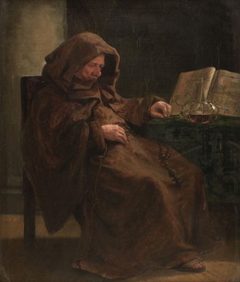 Lot 145 - Moore (Henry, 1831-95). The Contented Friar, 1856