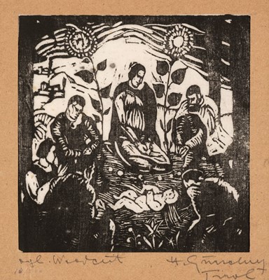 Lot 254 - Gurschner (Herbert, 1901-1975). The Nativity