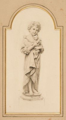 Lot 216 - Roffe (Felix Robert, 1814-1887). Princess Maude, (after Sir Joseph Edge Boehm), 1875