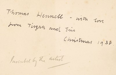 Lot 551 - Richards (J.M. & Eric Ravilious). High Street, 1st edition, presentation copy, 1938