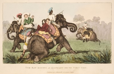 Lot 10 - D'Oyly (Charles). Tom Raw, the Griffin. A Burlesque Poem, 1828
