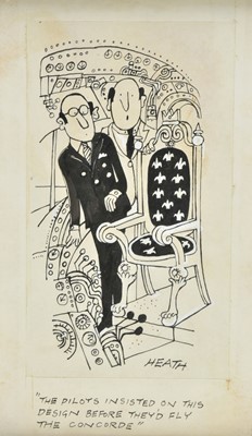 Lot 22 - Concorde. A collection of caricatures