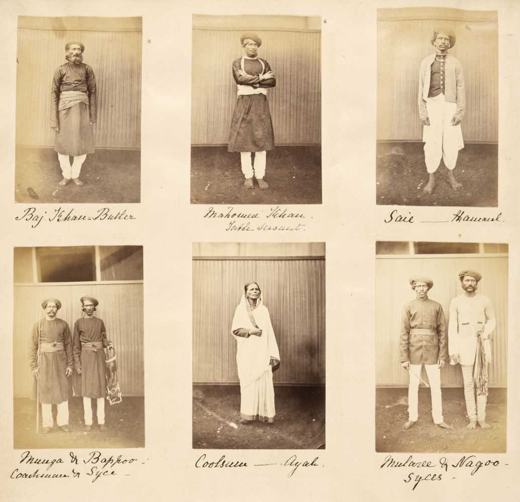 Lot 37 - India. An album of approximately 220 photographs, c. 1860s/1870s