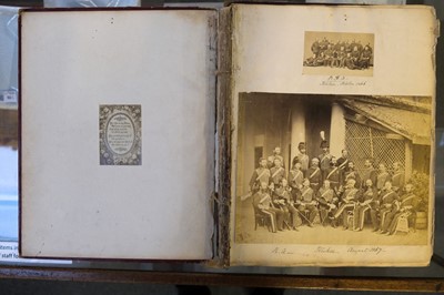 Lot 37 - India. An album of approximately 220 photographs, c. 1860s/1870s
