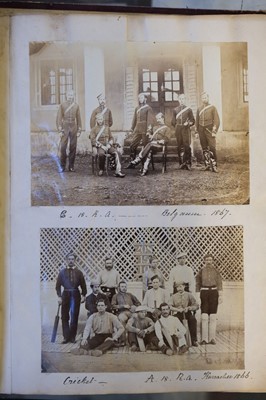 Lot 37 - India. An album of approximately 220 photographs, c. 1860s/1870s