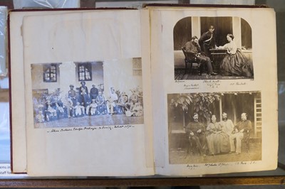 Lot 37 - India. An album of approximately 220 photographs, c. 1860s/1870s