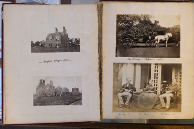 Lot 37 - India. An album of approximately 220 photographs, c. 1860s/1870s