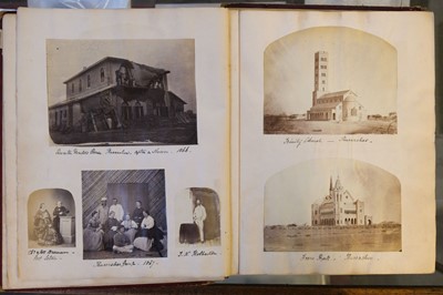 Lot 37 - India. An album of approximately 220 photographs, c. 1860s/1870s