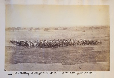 Lot 37 - India. An album of approximately 220 photographs, c. 1860s/1870s