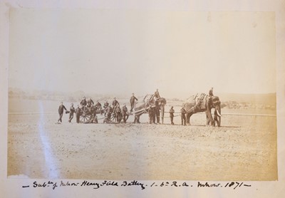 Lot 37 - India. An album of approximately 220 photographs, c. 1860s/1870s