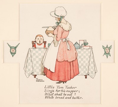 Lot 671 - Robinson (William Heath, 1872-1944). Little Tom Tucker, circa 1927