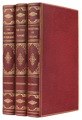 Lot 352 - Tolkien (J. R. R.). The Lord of The Rings, 3 volumes, London: George Allen & Unwin, 1965
