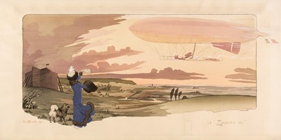 Lot 508 - Bric (George). Le "Zodiac III", circa 1910, colour lithograph