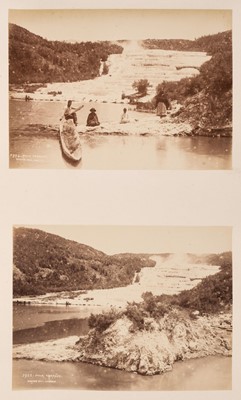Lot 61 - New Zealand. An album containing 85 photographs of New Zealand, by Burton Bros, c. 1880
