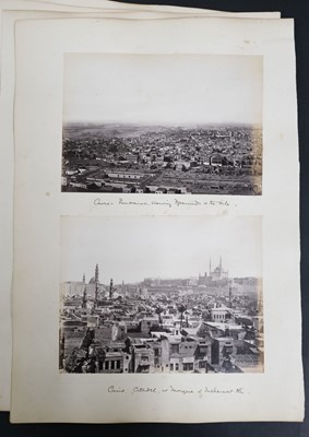 Lot 19 - Egypt. A group of 29 photographs of Egypt, mostly by Frank Mason Good, c. 1865-70