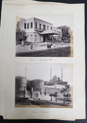 Lot 19 - Egypt. A group of 29 photographs of Egypt, mostly by Frank Mason Good, c. 1865-70