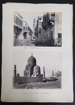 Lot 19 - Egypt. A group of 29 photographs of Egypt, mostly by Frank Mason Good, c. 1865-70