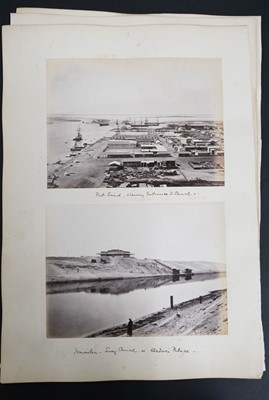 Lot 19 - Egypt. A group of 29 photographs of Egypt, mostly by Frank Mason Good, c. 1865-70