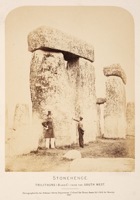 Lot 287 - James (Henry). Plans and Photographs of Stonehenge, and of Turusachan in the Island of Lewis