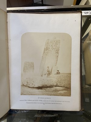 Lot 43 - James (Henry). Plans and Photographs of Stonehenge, and of Turusachan in the Island of Lewis