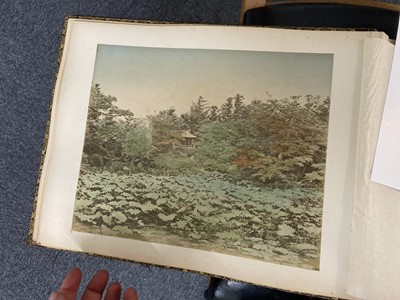 Lot 48 - Japan. An album containing 49 photographs by Kusakabe Kimbei, Raimond von Stillfried