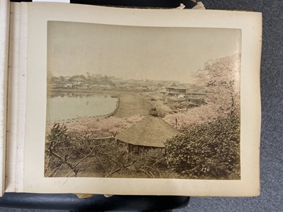 Lot 48 - Japan. An album containing 49 photographs by Kusakabe Kimbei, Raimond von Stillfried