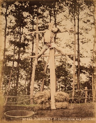 Lot 48 - Japan. An album containing 49 photographs by Kusakabe Kimbei, Raimond von Stillfried