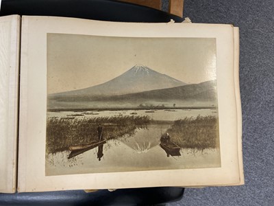 Lot 48 - Japan. An album containing 49 photographs by Kusakabe Kimbei, Raimond von Stillfried