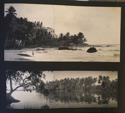 Lot 92 - Burma & Iraq. A pair of photograph albums, c. 1910s