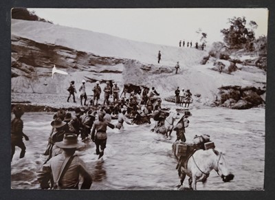 Lot 92 - Burma & Iraq. A pair of photograph albums, c. 1910s
