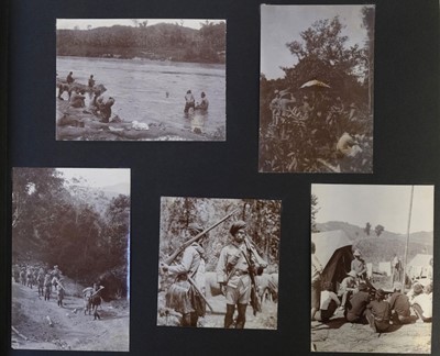 Lot 92 - Burma & Iraq. A pair of photograph albums, c. 1910s