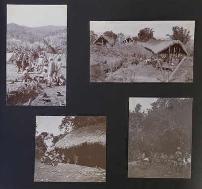 Lot 92 - Burma & Iraq. A pair of photograph albums, c. 1910s