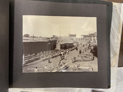 Lot 92 - Burma & Iraq. A pair of photograph albums, c. 1910s