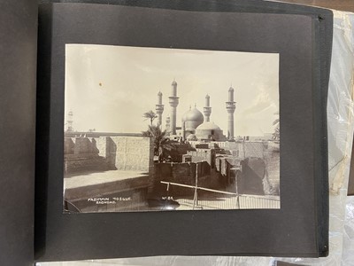Lot 92 - Burma & Iraq. A pair of photograph albums, c. 1910s