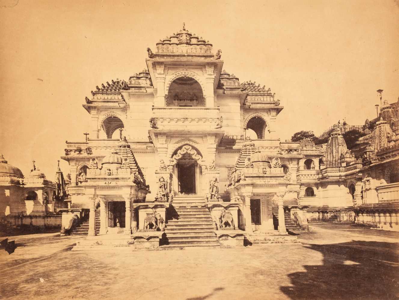 Lot 34 - India. A group of 30 photographs of Temples and Views, 1869