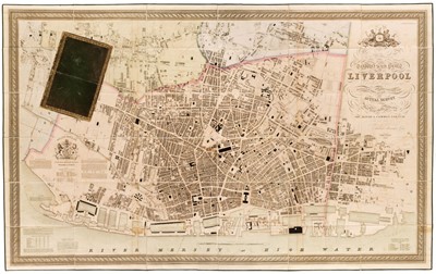 Lot 104 - Liverpool. Gage (Michael Alexander), Map of Liverpool, 1836