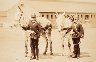 Lot 57 - Military. A group of 10 photographs of military officers and men