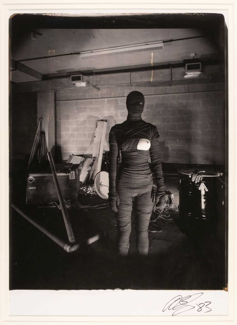Lot 86 - Bailey (David, born 1938). Masked Figure, Bradford, 1983