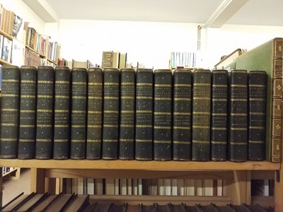 Lot 403 - Bindings. Approximately 105 volumes of 19th century leather bound literature