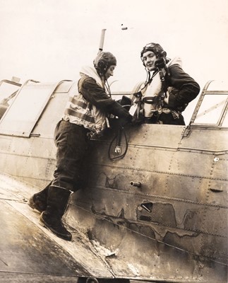 Lot 2 - Aircraft Photographs. WWII period black and white military and aviation photographs