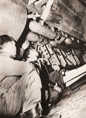 Lot 2 - Aircraft Photographs. WWII period black and white military and aviation photographs