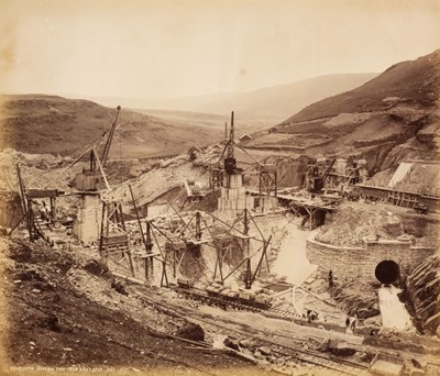Lot 20 - Elan Valley Water Scheme. A pair of photograph albums documenting the construction