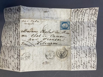 Lot 68 - Siege of Paris Ballon Monté cover. Le General Faidherbe, 13 January 1871, folded letter