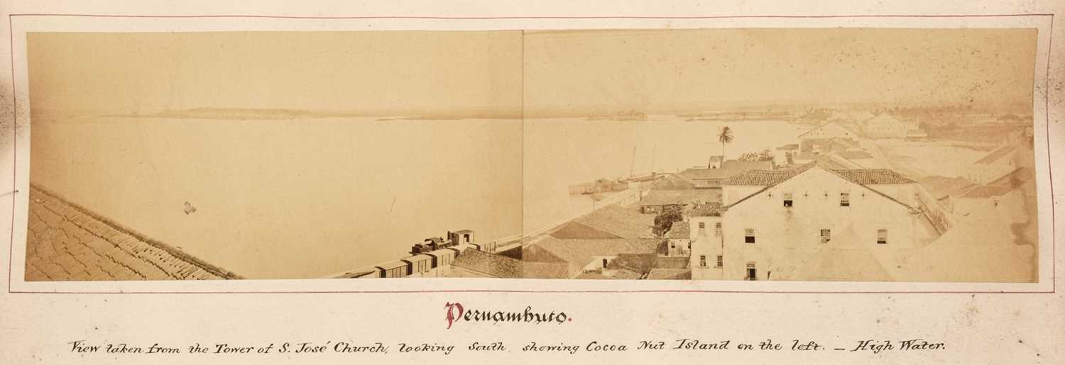 Lot 6 - Brazil. An album of 65 photographs of Recife, North-Eastern Brazil, c. 1870