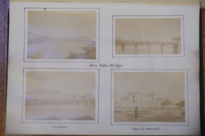 Lot 6 - Brazil. An album of 65 photographs of Recife, North-Eastern Brazil, c. 1870