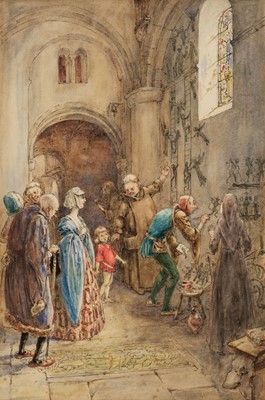 Lot 493 - Walker (William Henry Romaine, 1854-1940). Doodling Fool, ink and watercolour