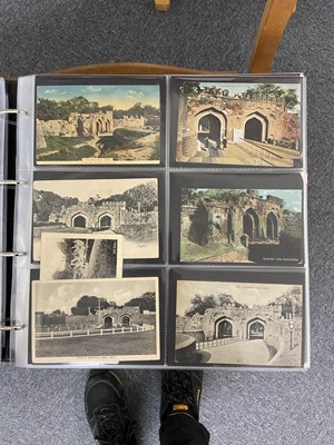 Lot 389 - India Postcards. A collection of approximately 500 postcards of Indian architecture and views