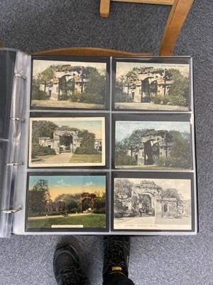 Lot 389 - India Postcards. A collection of approximately 500 postcards of Indian architecture and views